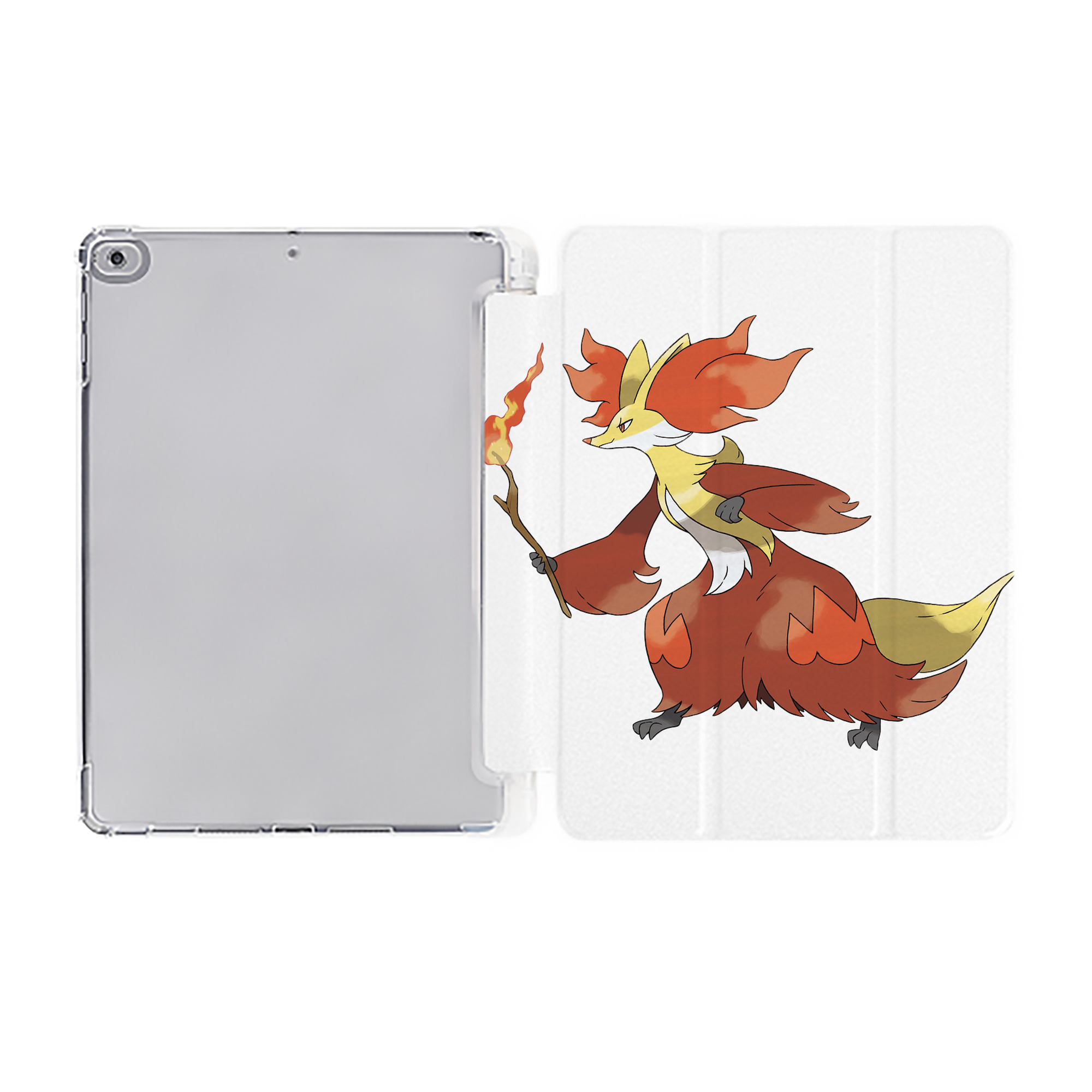 （画像用） ポケットモンスター Pokémon IPad ケース ペン収納付き 三つ折りスタンド PUレザー×シリコン 対応機種9.5/10.5/10.9インチ